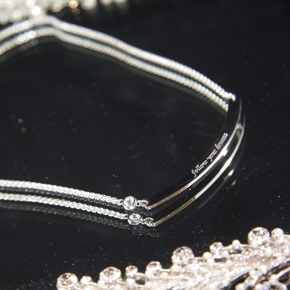 follow your dreams 14kt Gold Dipped Swarovski - Picture 8 of 8